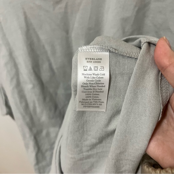 Everlane Men's Cotton T-Shirt Gray Medium - Picture 4 of 5